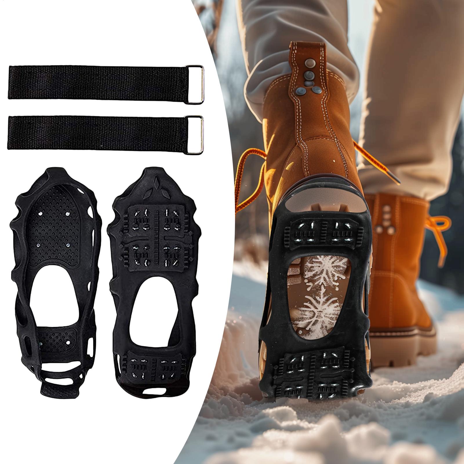 Fishing Gear - 24-tooth crampons TPE snow cleats anti-slip