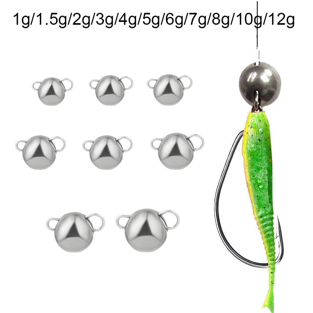 Tungsten Sinkers - 1pc Matte Black Tungsten Sinkers 1g-12g