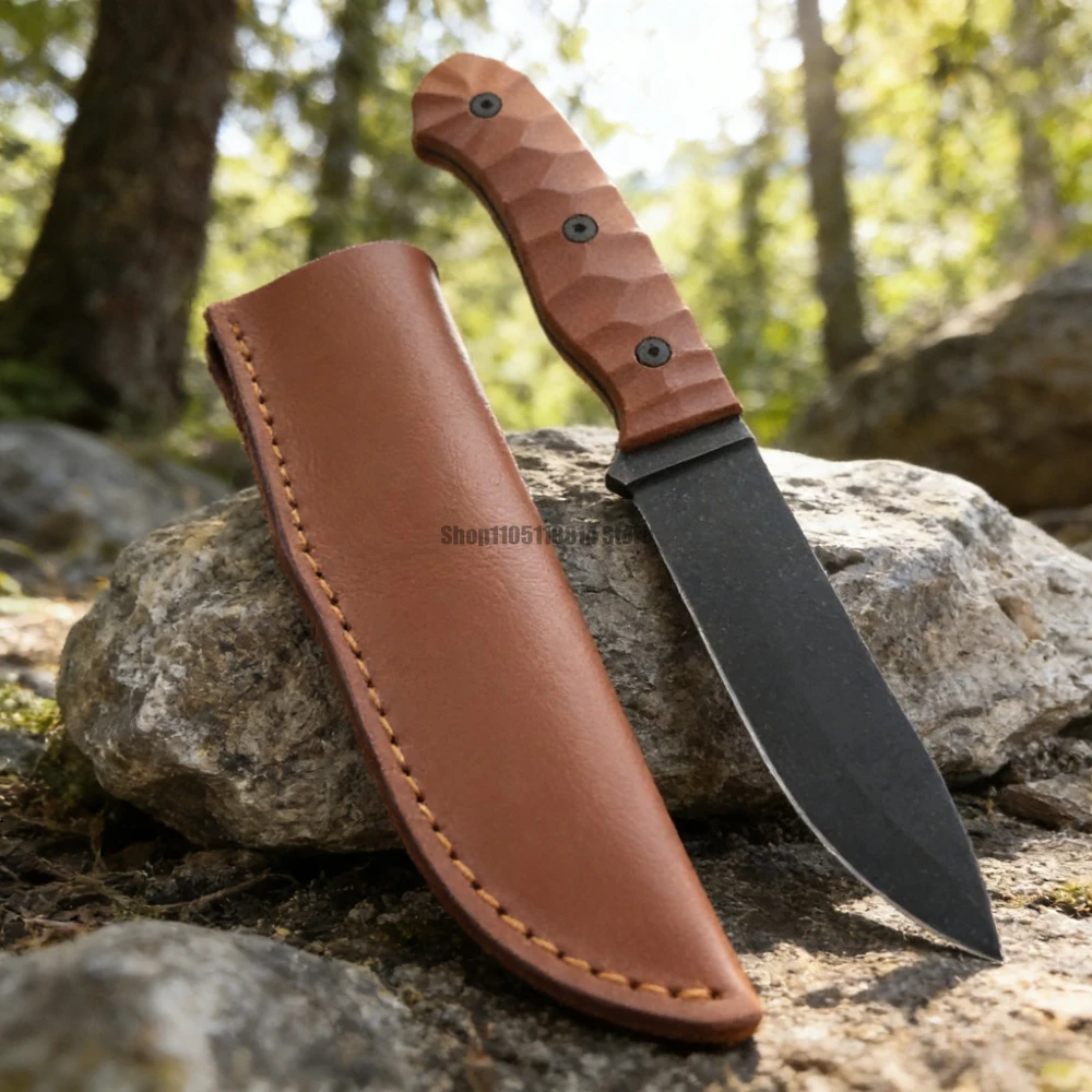 Fishing Equipment Gifts - Fixed Blade Outdoor Survival Knife with