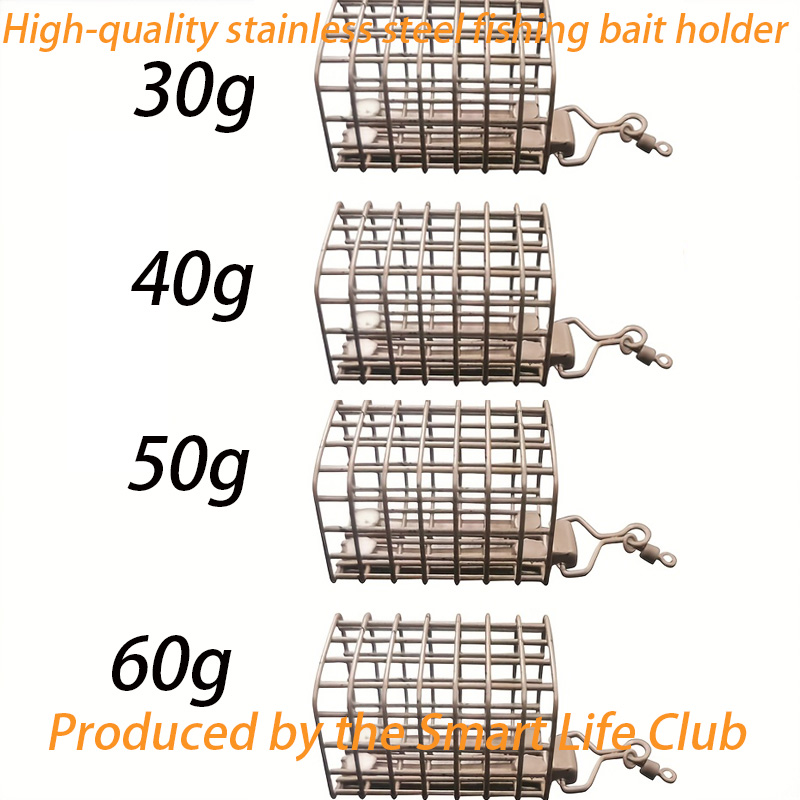 Fishing Equipment And Gear - New Fishing Bait Cage, 30G/40G/50G/60G Square