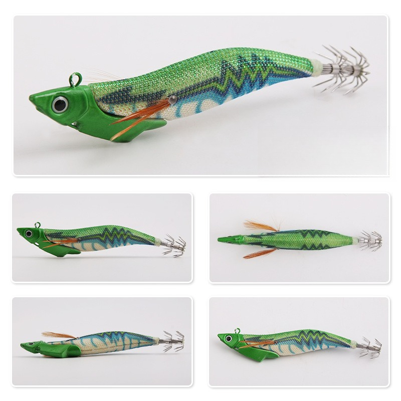 1 Pc Luminous Wood Shrimp Squi - огляд і ціна Fishing Equipment Clearance