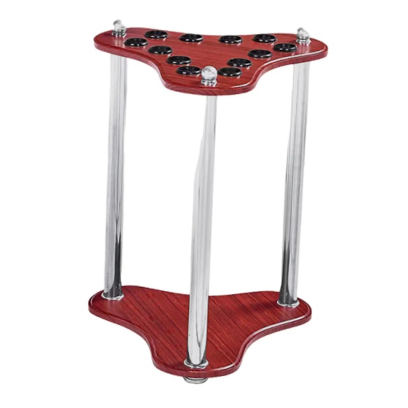 12 Slots Pool Cue Rack Vertica - огляд і ціна Fishing Equipment Gifts
