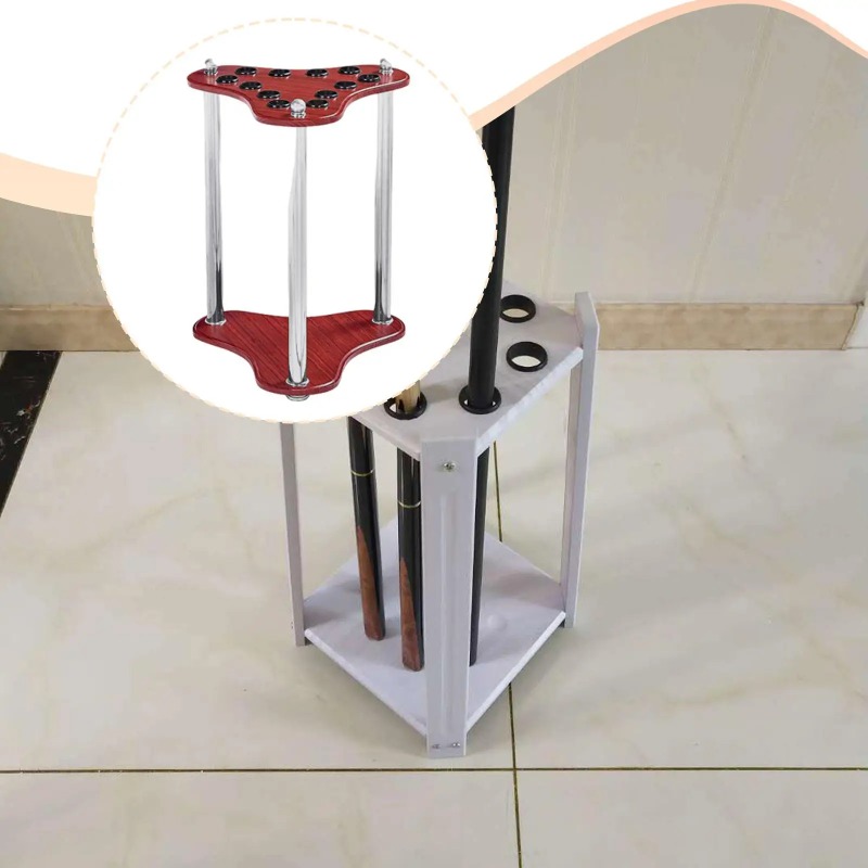12 Slots Pool Cue Rack Vertica - огляд і ціна Fishing Equipment Gifts