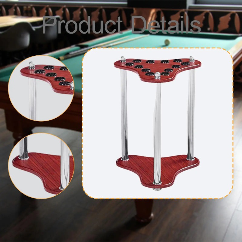 12 Slots Pool Cue Rack Vertica - огляд і ціна Fishing Equipment Gifts