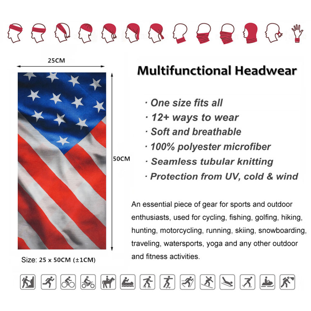 USA Flag Pattern Sun Protectiv - огляд і ціна Fishing Gear