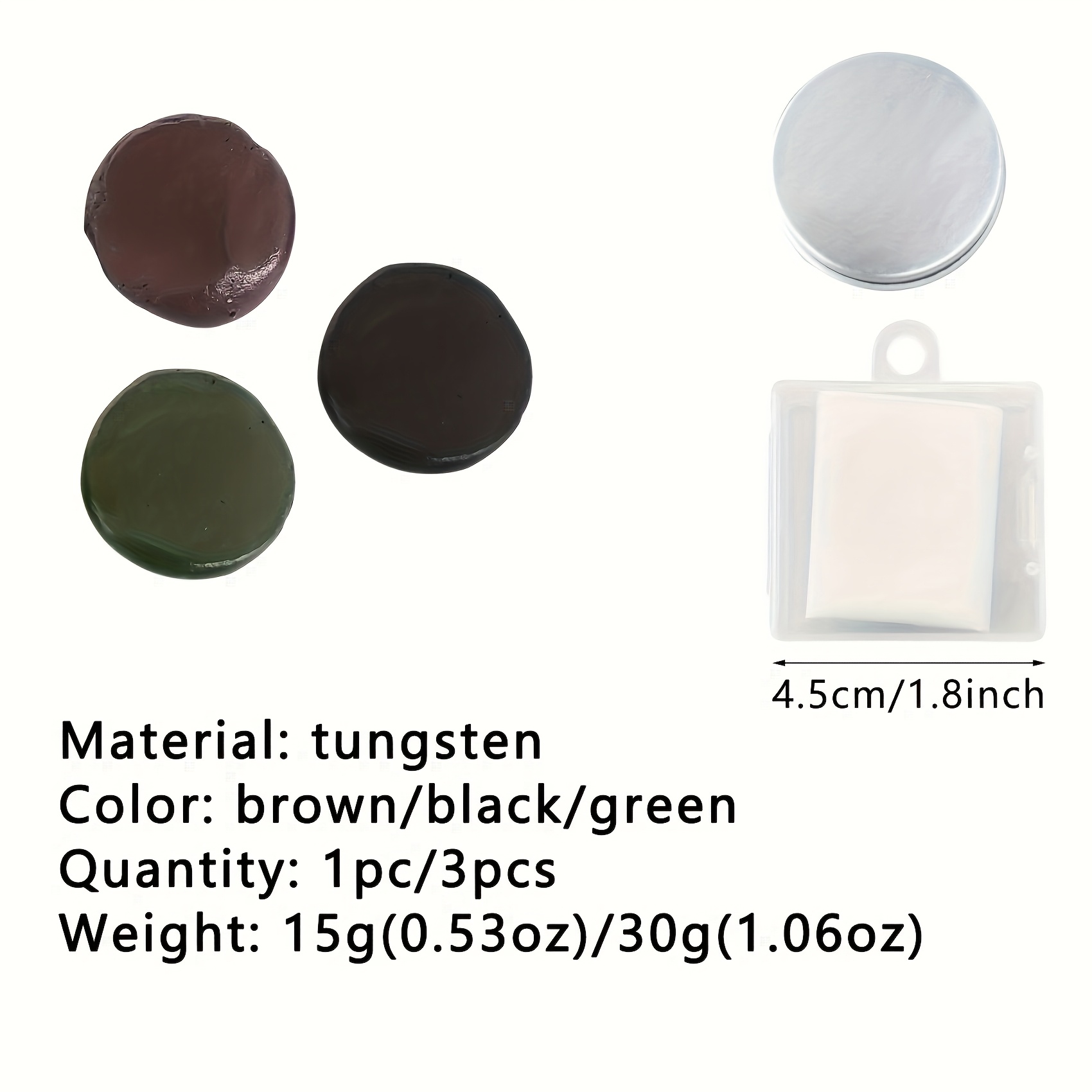 Tungsten Putty 0.5oz(15g) Tika - огляд і ціна Tungsten Sinkers