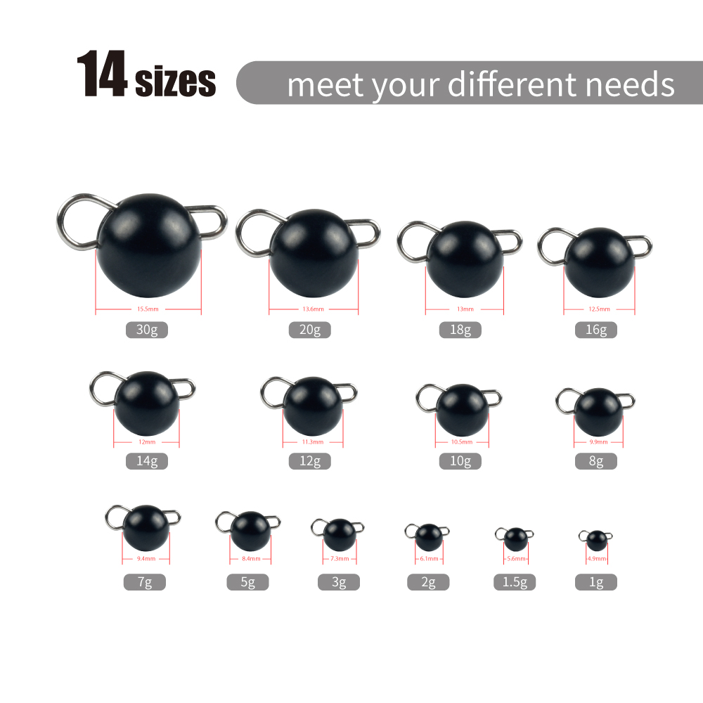 MUUNN 10Pcs Cheburashka Weight - огляд і ціна Tungsten Sinkers