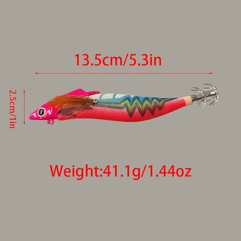 1pc Luminous wood shrimp squid - огляд і ціна Fishing Equipment Clearance