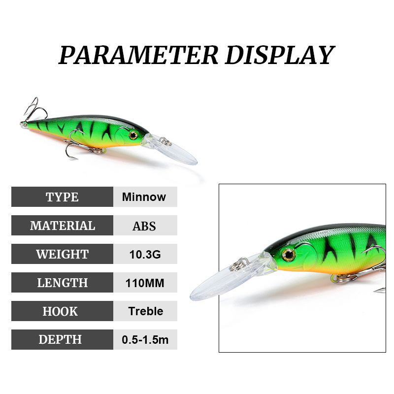 1Pc Minnow Fishing Lure 11cm 1 - огляд і ціна Fishing Equipment Japan
