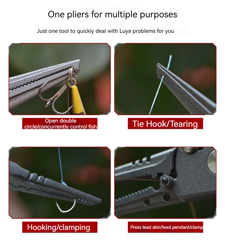 High-Precision Luya Pliers Mul - огляд і ціна Fishing Equipment Price