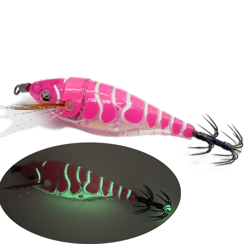 Luminous Wooden Shrimp Squid E - огляд і ціна Fishing Equipment Japan