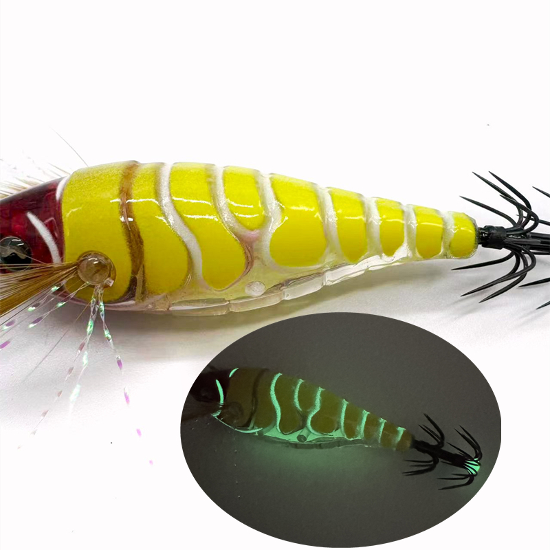 Luminous Wooden Shrimp Squid E - огляд і ціна Fishing Equipment Japan