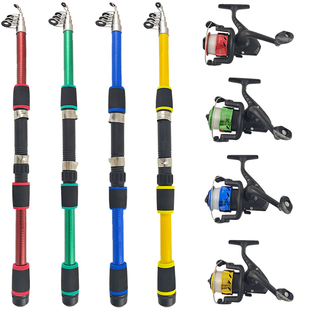 Mini Telescopic Sea Fishing Ro - огляд і ціна Fishing Equipment For Kids