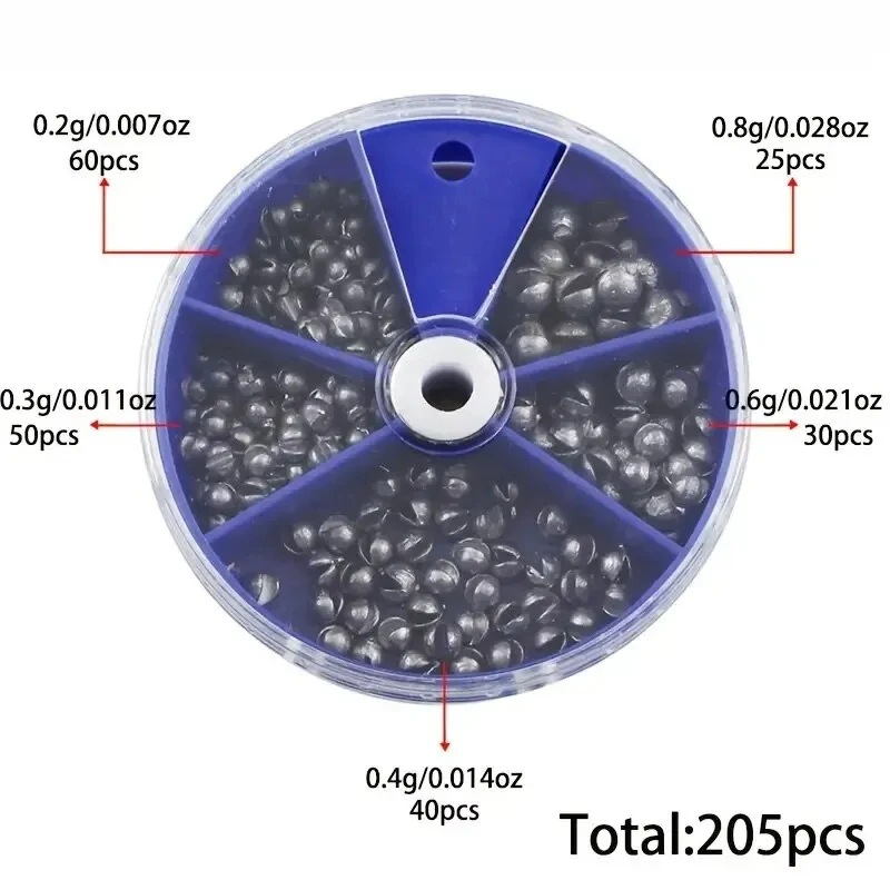 Split Shot Fishing Sinkers Wei - огляд і ціна Tackle Box