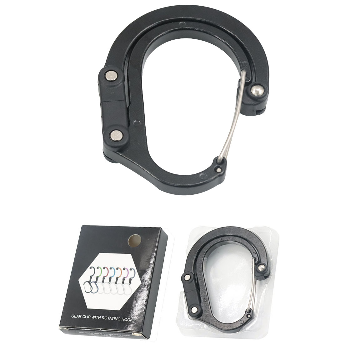 Hybrid Gear Clip Carabiner Rot - огляд і ціна Fishing Equipment And Gear