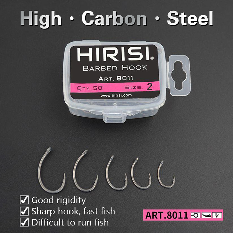 New Hirisi 50pcs Boxed Hooks B - огляд і ціна Tackle Box