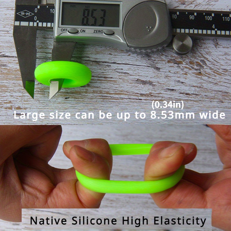 10 Pcs Rod Clip Silicone High  - огляд і ціна Fishing Equipment Clearance
