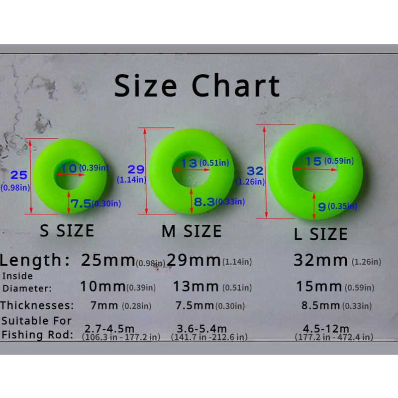 10 Pcs Rod Clip Silicone High  - огляд і ціна Fishing Equipment Clearance