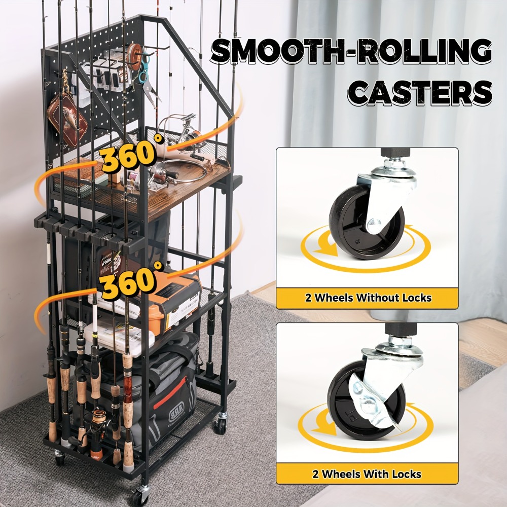 Fishing Rod Holders for Garage - огляд і ціна Tackle Box