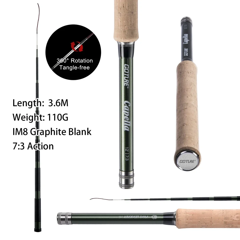 Goture 12FT Classical Tenkara  - огляд і ціна Fishing Equipment For Kids